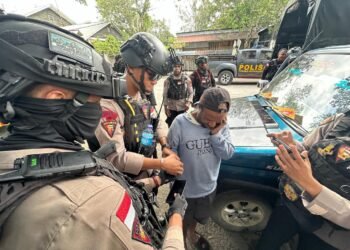 Polsek Merauke Kota Dukung Ketahanan Pangan, Panen Jagung di Kampung Semangga Jaya