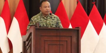 Dandim 1310 Bitung memaparkan Program Indonesia Asri dan Kesiapan MA Yon TP Makawidey Pada Rapim Tingkat Kodam XIII/Merdeka