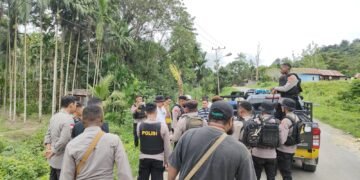 Ciptakan Situasi Aman dan Kondusif, Polres Keerom lakukan Patroli Skala Besar