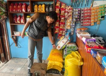 Satgas Pangan Polda Papua Hadiri Gerakan Pangan Murah di Sentani