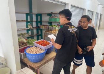 Satgas Pangan Polda Papua Hadiri Gerakan Pangan Murah di Sentani