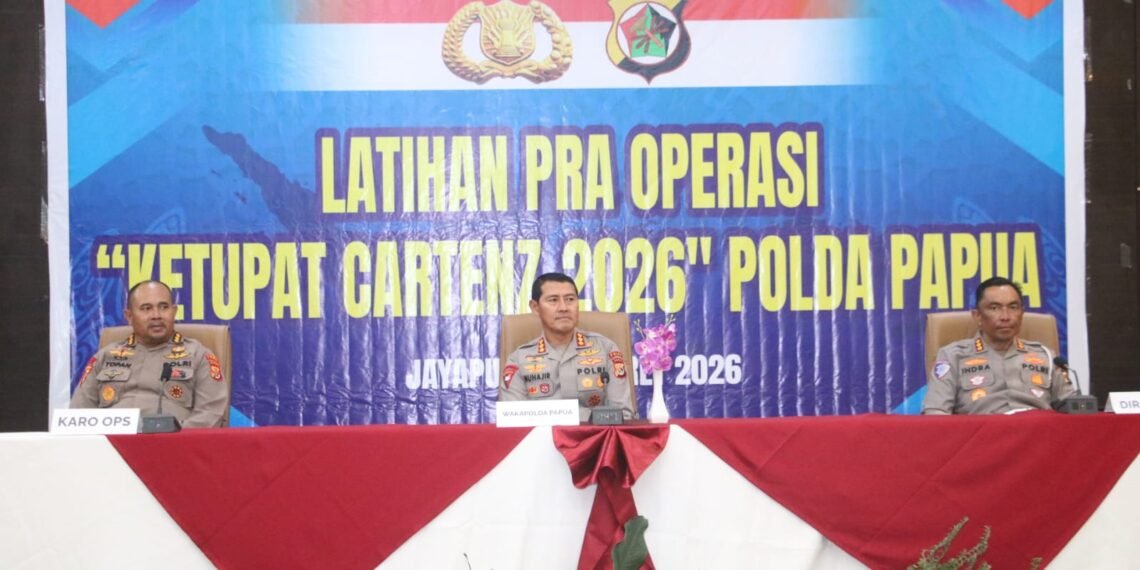 Siapkan Pengamanan Lebaran, Polres Yahukimo Gelar Lat Pra Ops Ketupat Cartenz 2026