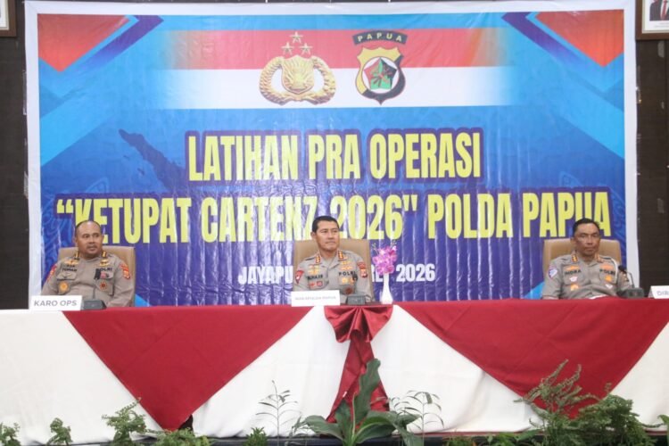 Siapkan Pengamanan Lebaran, Polres Yahukimo Gelar Lat Pra Ops Ketupat Cartenz 2026