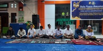 Alumni SIP Angkatan 50 Polda Papua Serahkan Bantuan Material Masjid dan Buka Puasa Bersama Santri Papua Madani