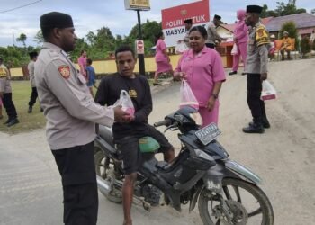 Respon Cepat Kapolsek Karubaga Redam Rencana Pemalangan Jalan di Desa Kimibur