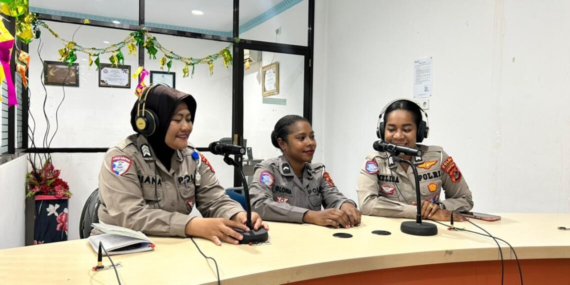 Polantas Menyapa di RRI, Ditlantas Polda Papua Sampaikan Informasi Lalu Lintas dan Edukasi Keselamatan Berkendara