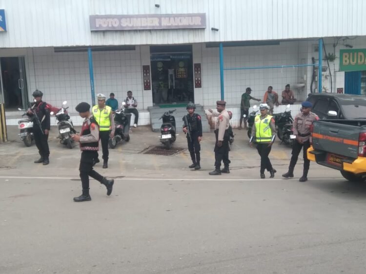 Jamin Mudik Aman dan Lancar, Satgas Ketupat Cartenz Gencarkan Patroli Rutin