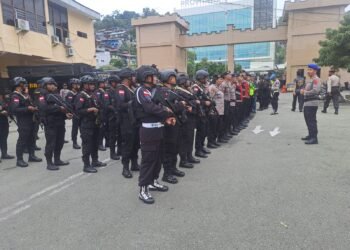 Apel Hari ke-5 Operasi Ketupat Cartenz-2026, Polda Papua Tegaskan Kesiapsiagaan Personel