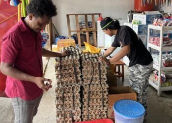 Satgas Saber Polres Yalimo Lakukan Pengecekan Harga Bahan Pokok di Pasar Sentral Elelim