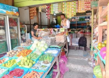 Satgas Saber Polres Yalimo Lakukan Pengecekan Harga Bahan Pokok di Pasar Sentral Elelim