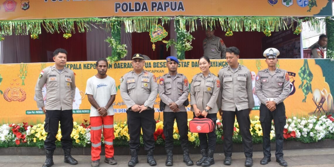 Subsatgas Dokkes Polda Papua Berikan Layanan Kesehatan bagi Personel Pos Pelayanan Operasi Ketupat Cartenz 2026