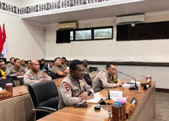 Polda Papua Gelar Anev Hari ke-7 Operasi Ketupat Cartenz 2026, Tekankan Optimalisasi Pelayanan dan Antisipasi Kerawanan