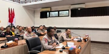 Polda Papua Gelar Anev Hari ke-7 Operasi Ketupat Cartenz 2026, Tekankan Optimalisasi Pelayanan dan Antisipasi Kerawanan