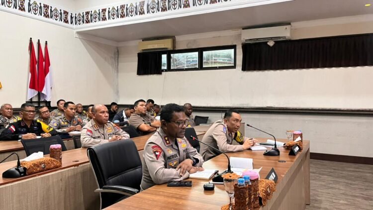 Polda Papua Gelar Anev Hari ke-7 Operasi Ketupat Cartenz 2026, Tekankan Optimalisasi Pelayanan dan Antisipasi Kerawanan