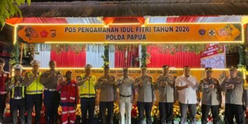 Polda Papua Gelar Apel Pagi Hari Ke-8 Operasi Ketupat Cartenz 2026, Personel Ditekankan Siap Amankan Kegiatan Masyarakat