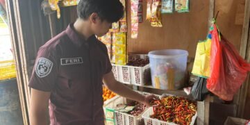 Polres Jayawijaya Pantau Harga Beras di Retail Modern dan Pasar Pootikelek