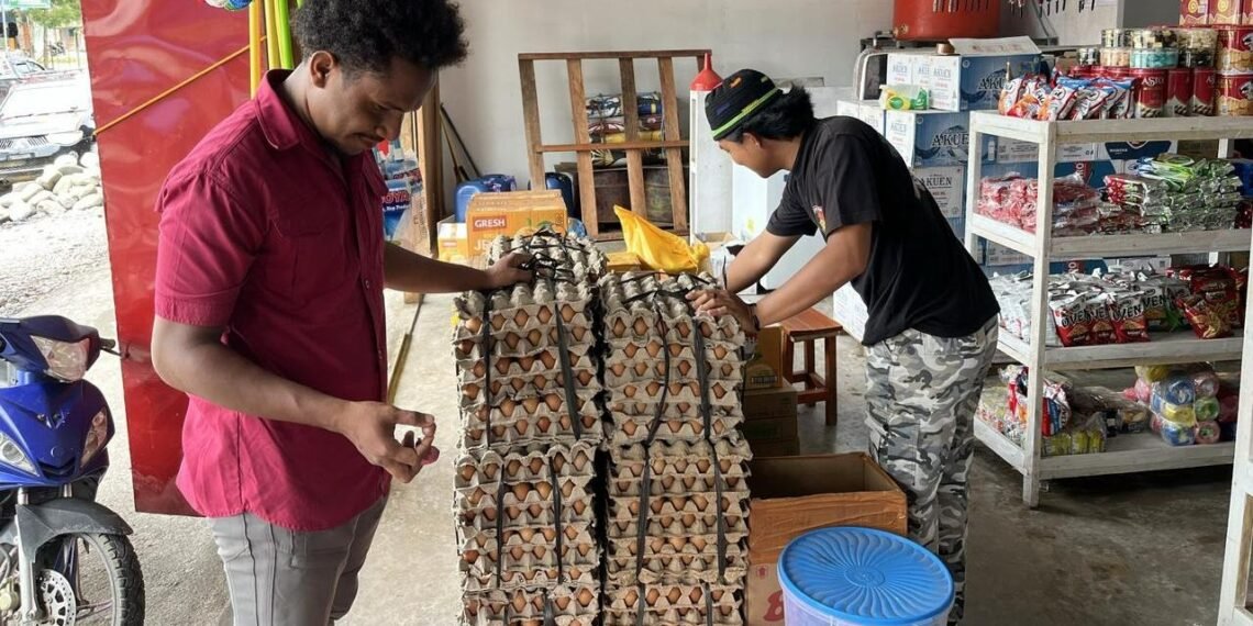 Polres Jayawijaya Pantau Harga Beras di Retail Modern dan Pasar Pootikelek