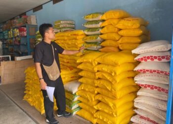 Polres Jayawijaya Pantau Harga Beras di Retail Modern dan Pasar Pootikelek