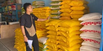 Polres Jayawijaya Pantau Harga Beras di Retail Modern dan Pasar Pootikelek
