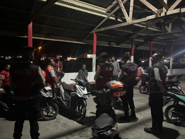Patroli Preventif Sat Samapta Polres Sarmi Intensifkan Pengamanan, Situasi Kamtibmas Kondusif