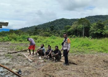 Patroli Preventif Sat Samapta Polres Sarmi Intensifkan Pengamanan, Situasi Kamtibmas Kondusif