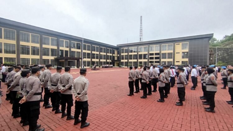 Kabid Dokkes Pimpin Apel Pagi, Tekankan Disiplin, Kesehatan, dan Pengelolaan Lingkungan Mako