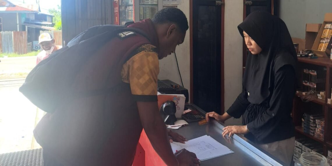 Satgas Pangan Polres Sarmi Lakukan Pengecekan Harga Beras di Kios Sultan, Pastikan Ketersediaan dan Stabilitas Harga