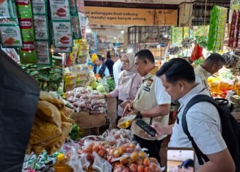 Satgas Saber Pangan Polda Papua Sidak Pasar Hamadi dan Hypermart Jayapura