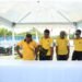 Jelang Peresmian, Personel Polda Papua Bersihkan dan Geladi Gedung Gereja Terang Bhara Daksa