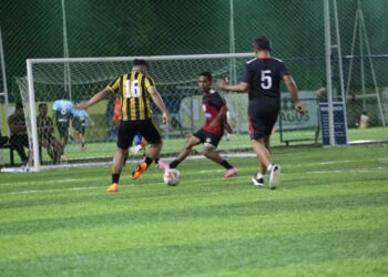 Pererat Sinergitas Melalui Olahraga, Tim Minisoccer Polda Papua Taklukkan Pertamina Patra Niaga dalam Laga Persahabatan