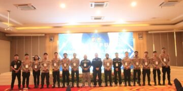 Polres Jayapura Optimalkan Ketahanan Pangan, Laksanakan Pemupukan Tanaman Jagung di Doyo Lama