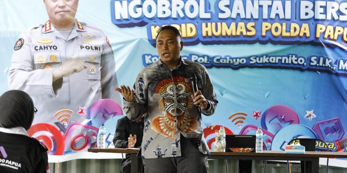 Sinergi Humas Polda papua dan Komunitas Digital, Perkuat Kamtibmas Melalui “Ngobrol Santai”
