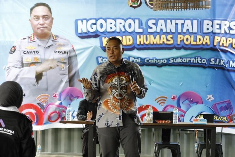 Sinergi Humas Polda papua dan Komunitas Digital, Perkuat Kamtibmas Melalui “Ngobrol Santai”