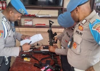 Penegakan Disiplin Internal, Bidpropam Polda Papua Laksanakan Gaktibplin dan Sosialisasi di Polres Jayapura dan KP3 Udara Sentani