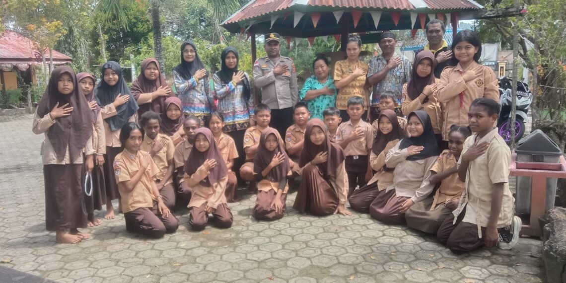 Polisi Sambangi Sekolah di Muara Tami, Perkuat Edukasi Kamtibmas bagi Pelajar