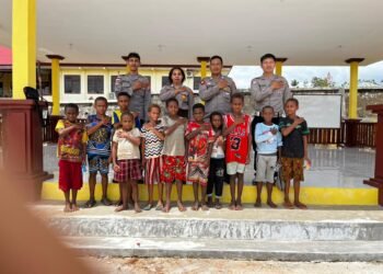 Polres Boven Digoel Gelar Ruang Edukasi Bagi Anak Putus Sekolah, Tingkatkan Literasi Dan Pola Hidup Sehat 