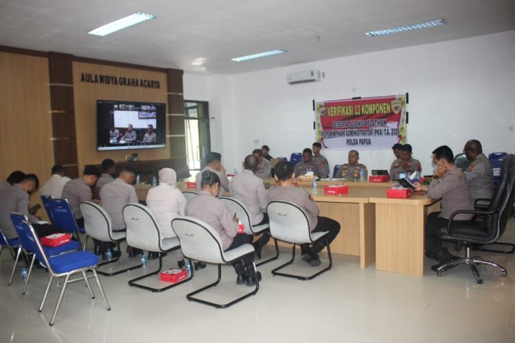 Polda Papua Ikuti Rapat Virtual Program Pusat Studi Kepolisian, Dorong Penguatan Sinergi dan Solusi Kamtibmas
