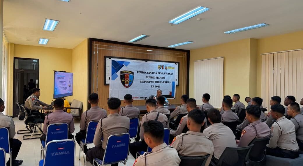 Tekan Pelanggaran Anggota, Bidpropam Polda Papua Gencarkan Sosialisasi Disiplin dan Etika Profesi