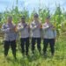 Dukung Ketahanan Pangan, Bhabinkamtibmas Polsek Muara Tami Cek Lahan Jagung Binaan di Koya Barat
