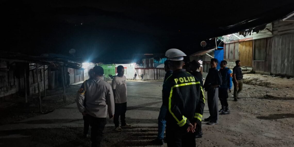 Pastikan Keamanan Tetap Terjaga, Kapolres Mamberamo Tengah Cek Pos Pengamanan di Kobakma 