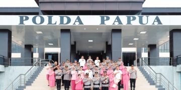 Apresiasi Pengabdian, Polda Papua Gelar Pelepasan Karo Ops dalam Nuansa Kekeluargaan