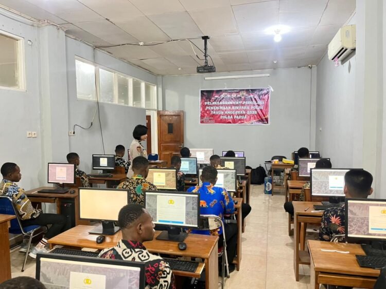 Hari Kedua CAT Psikologi Bintara Polri 2026, Polda Papua Tegaskan Seleksi Transparan dan Profesional