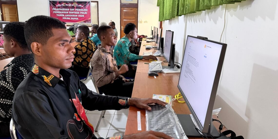 Hari Ke-3 CAT Psikologi Seleksi Bintara Polri T.A. 2026, Polda Papua Tegaskan Proses Rekrutmen Bersih dan Transparan 