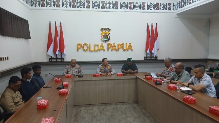 Melalui Dialog Interaktif, Polda Papua Ajak Media Jaga Ruang Informasi yang Sehat