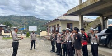 Polres Sarmi Ikuti Taklimat Akhir Audit Kinerja Itwasda Polda Papua Tahap I TA 2026