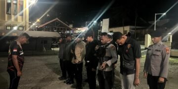Patroli Malam Humanis, Polres Tolikara Perkuat Harkamtibmas di Kota Karubaga