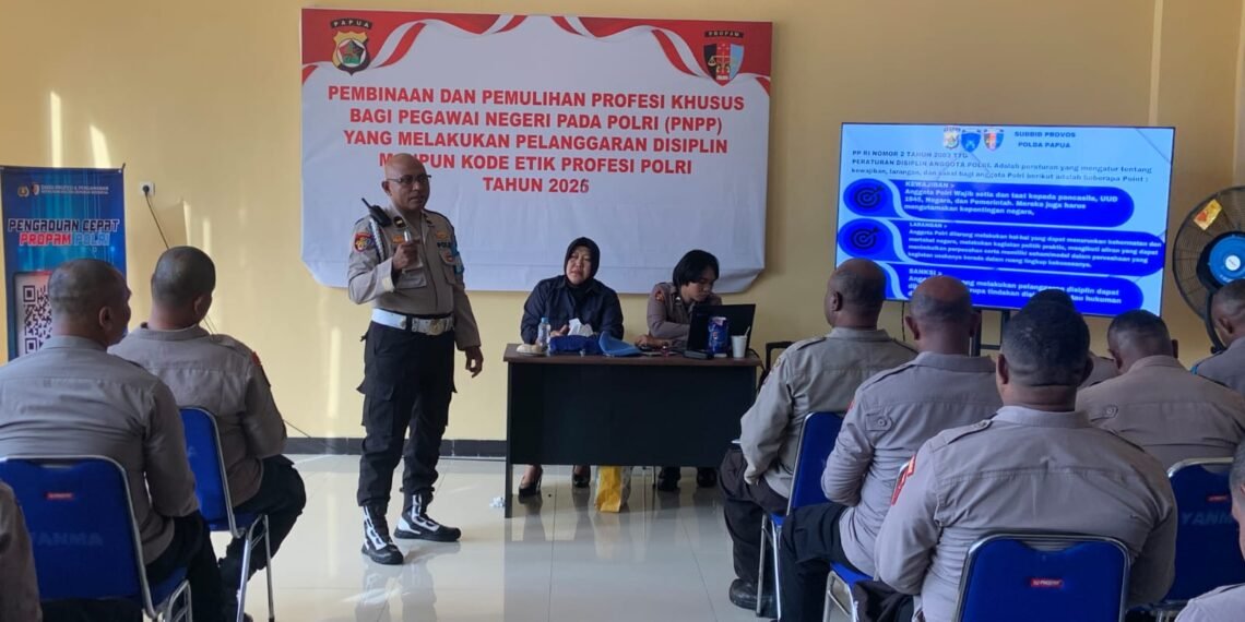 Bid Propam Polda Papua Laksanakan Pembinaan dan Pemulihan Profesi Khusus Bagi PNPP Hari Ke-3