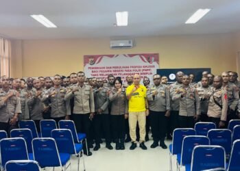 Hari Ke-4 Pelaksanaan PNPP, Polda Papua Perkuat Pembinaan Mental dan Disiplin Personel