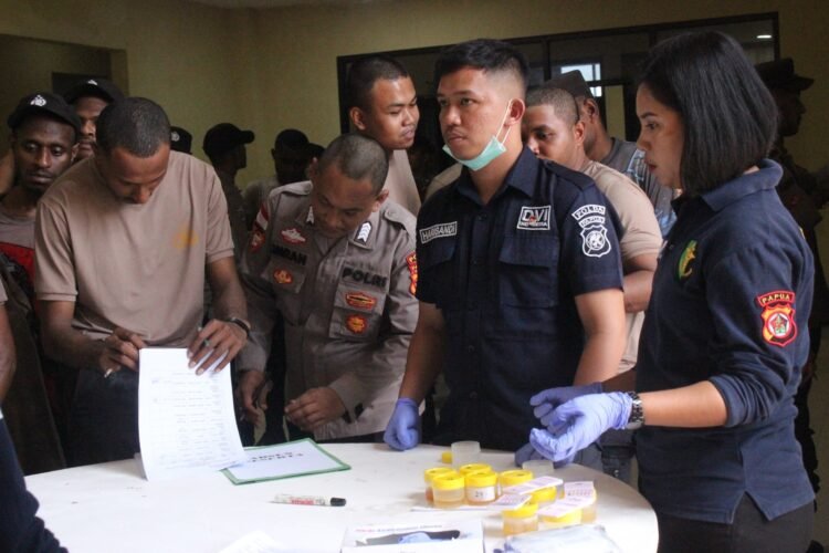 Tingkatkan Disiplin dan Profesionalisme, Bid Propam Polda Papua Gelar PNPP Hari Ke-5