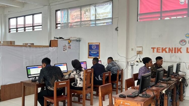Polda Papua Laksanakan CAT Akademik Penerimaan Bintara Kompetensi Khusus Polri T.A. 2026